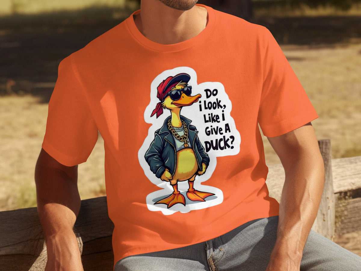 Cool Duck Attitude T-Shirt with Funny Quote Design