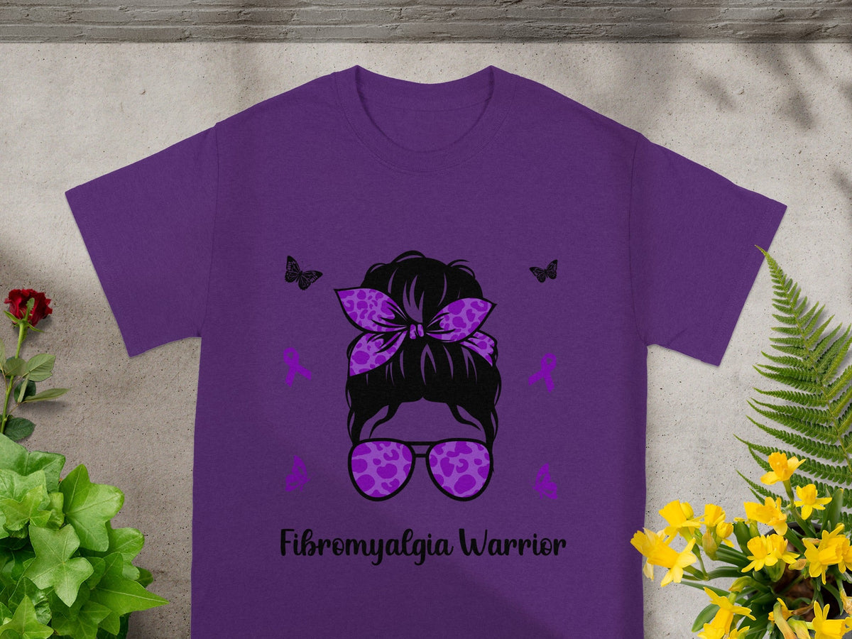 Fibromyalgia Warrior Purple Shirt for Awareness Product