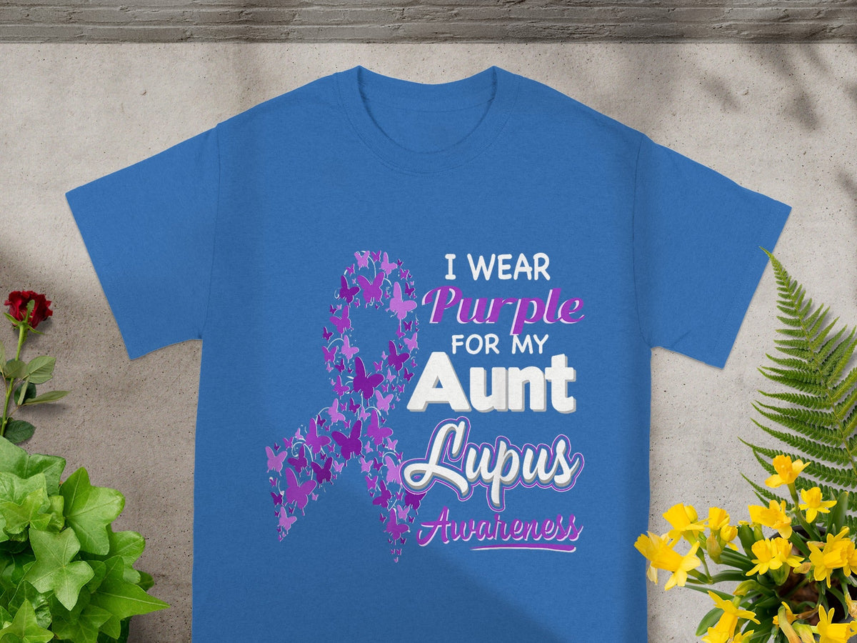 I Wear Purple for My Aunt Lupus Awareness Shirt