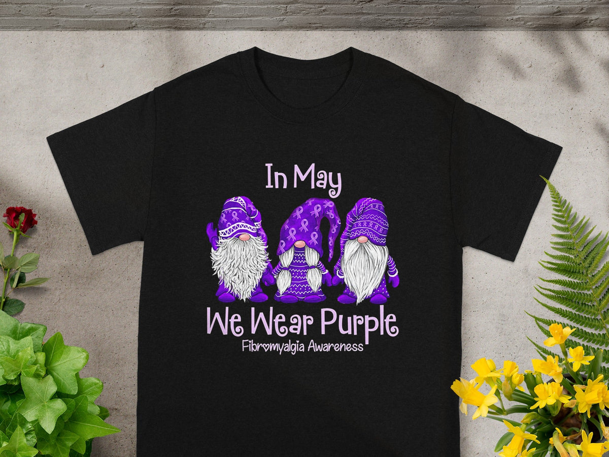 In May We Wear Purple Fibromyalgia Awareness T-shirt