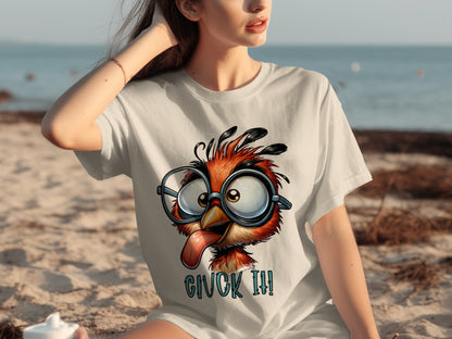 Cute Funny Owl Cartoon with Glasses GVICK IT T-Shirt