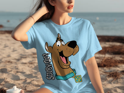 Scooby-Doo Character Design Blue Casual T-Shirt