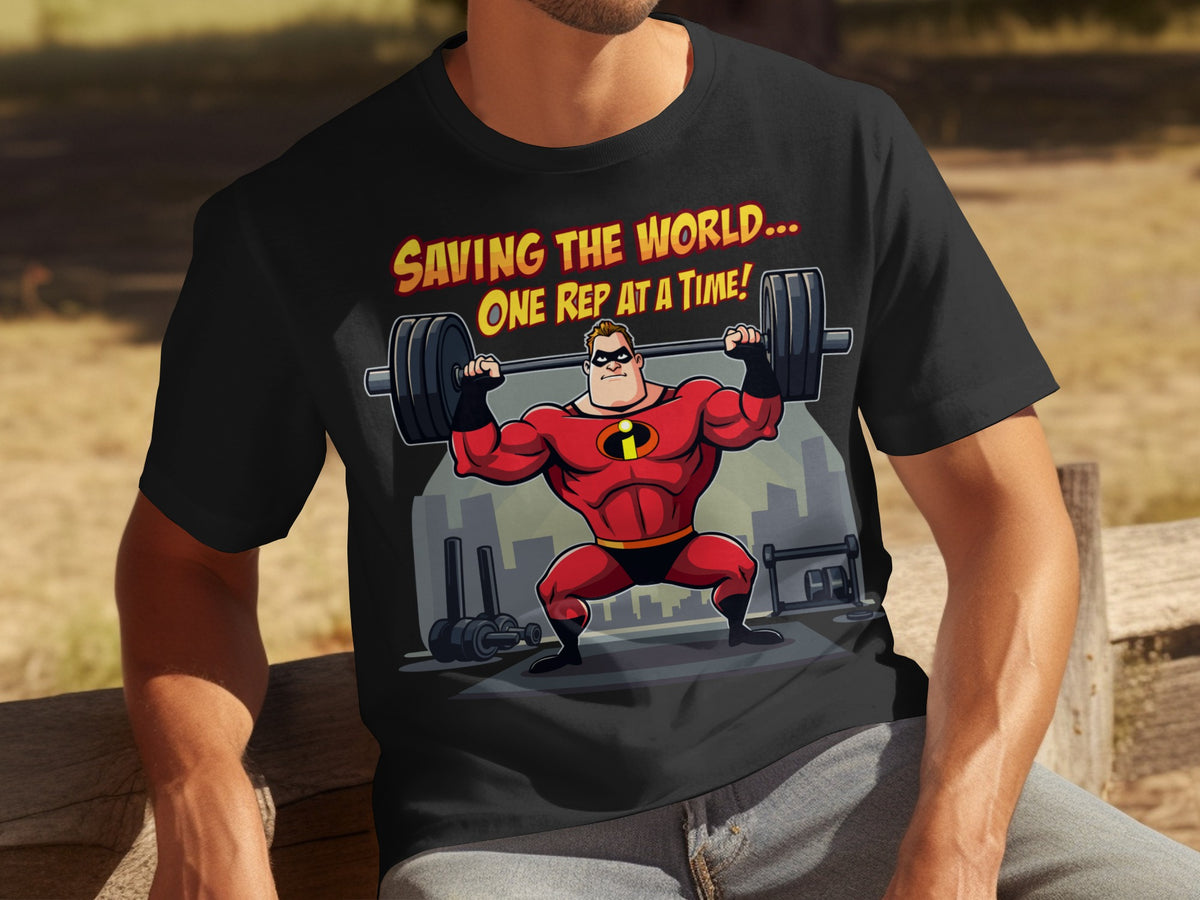 Saving The World One Rep At A Time T-Shirt