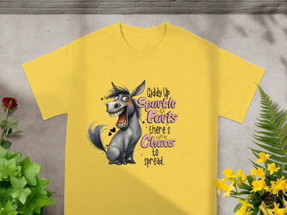 Giddy Up Sparkle Farts There's Chaos to Spread T-Shirt