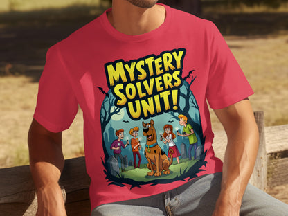 Mystery Solvers Unit Cartoon Graphic T-shirt