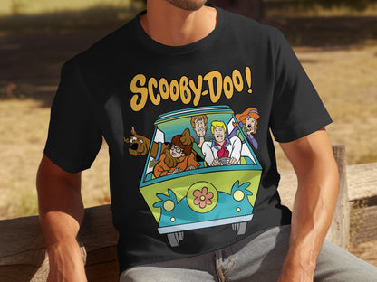 Scooby-Doo and the Gang Riding in the Van T-shirt