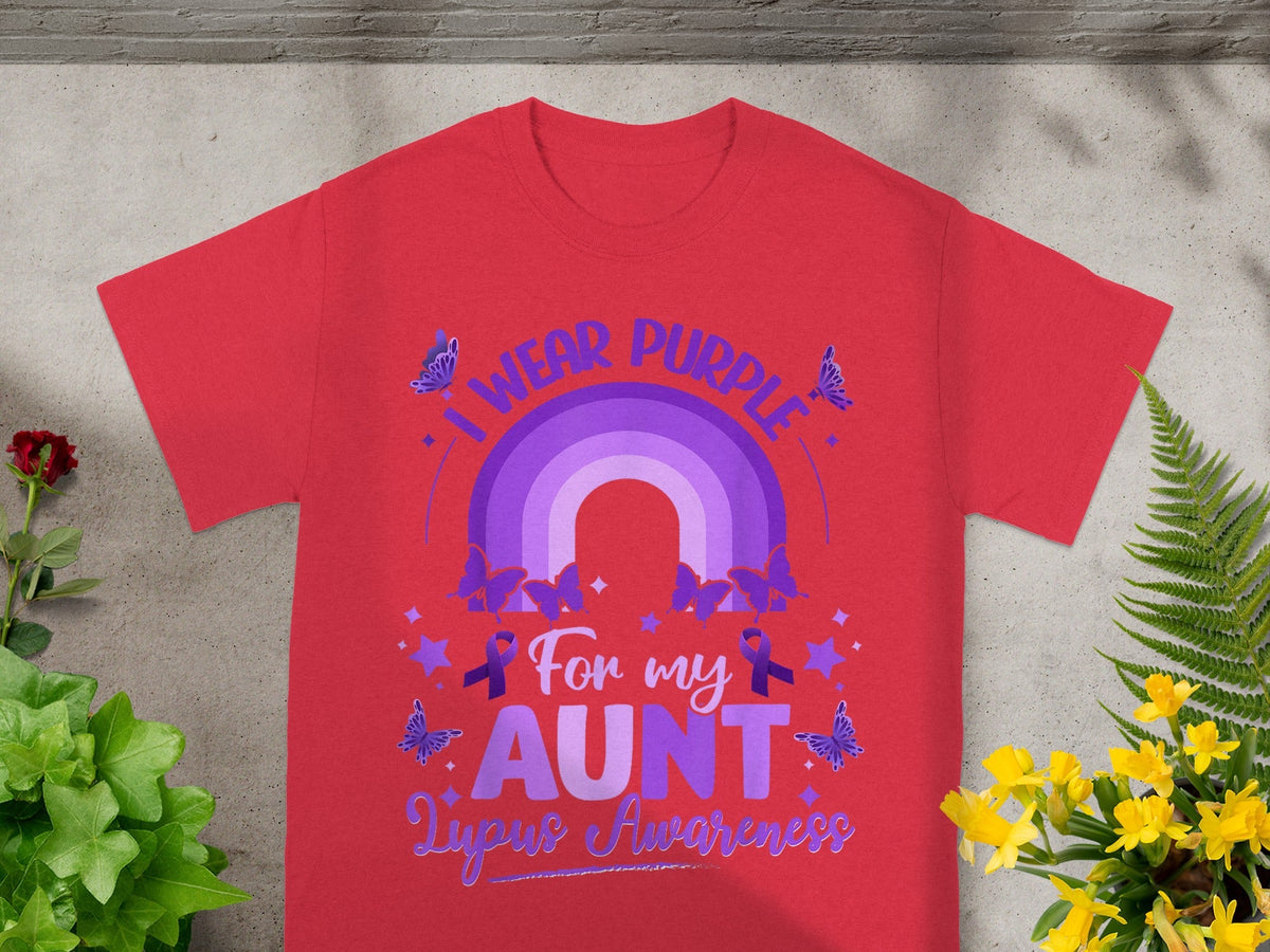 I Wear Purple For My Aunt Lupus Awareness Shirt