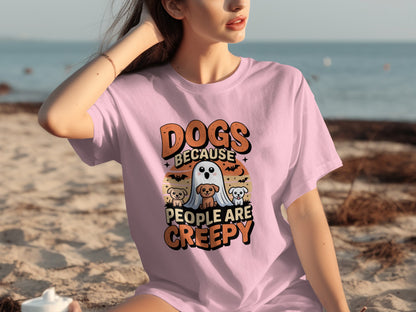 Dogs Because People Are Creepy Halloween Shirt