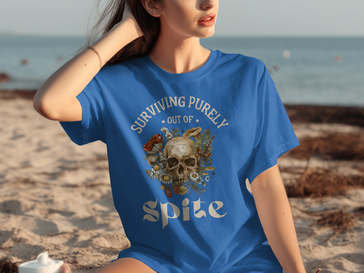Surviving Purely Out of Spite Graphic T-Shirt