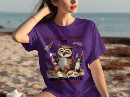In Alcohol's Defense I've Done Some Dumb Stuff Shirt