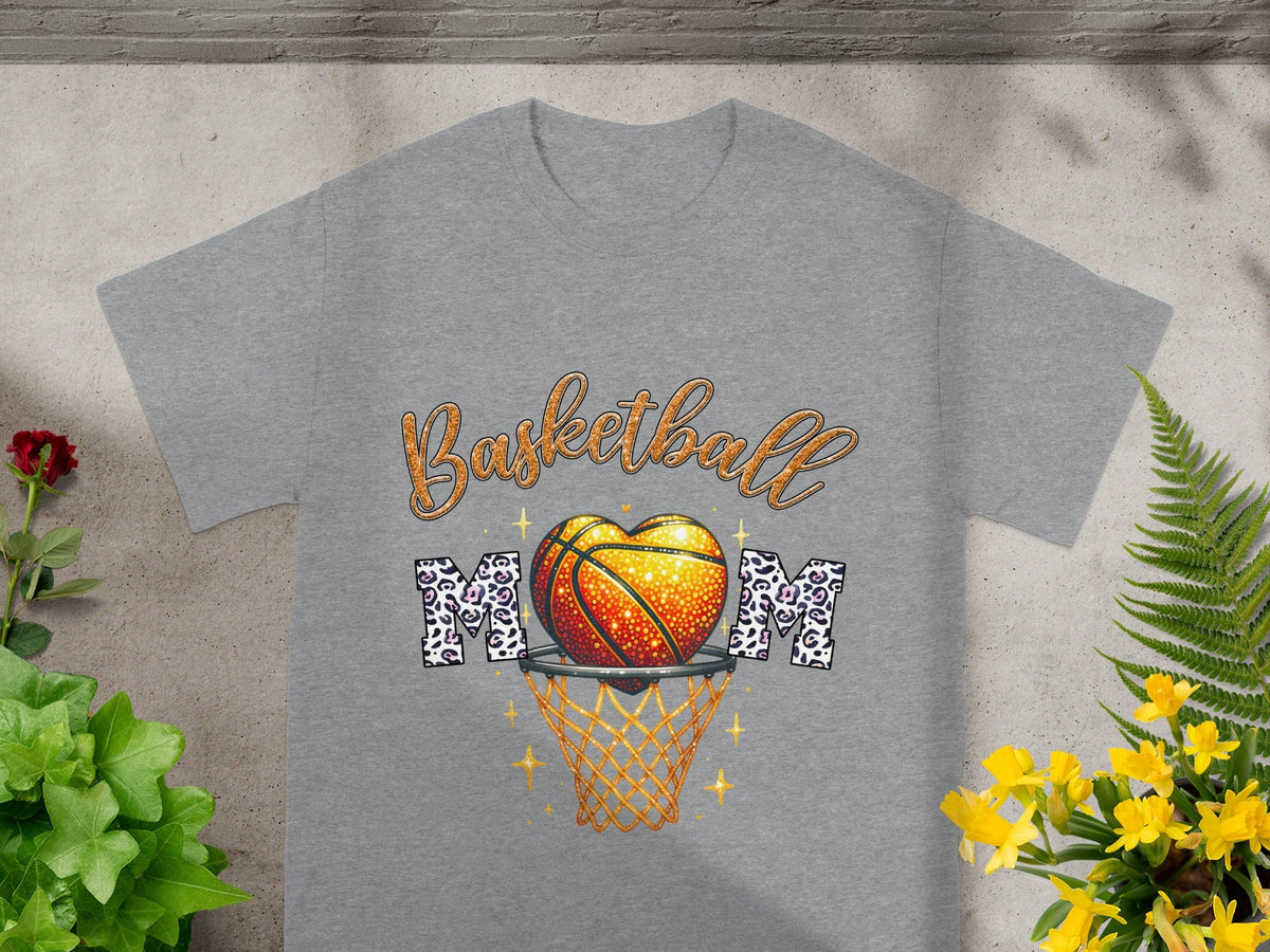 Basketball Mom Graphic Tee Perfect for Sporty Moms