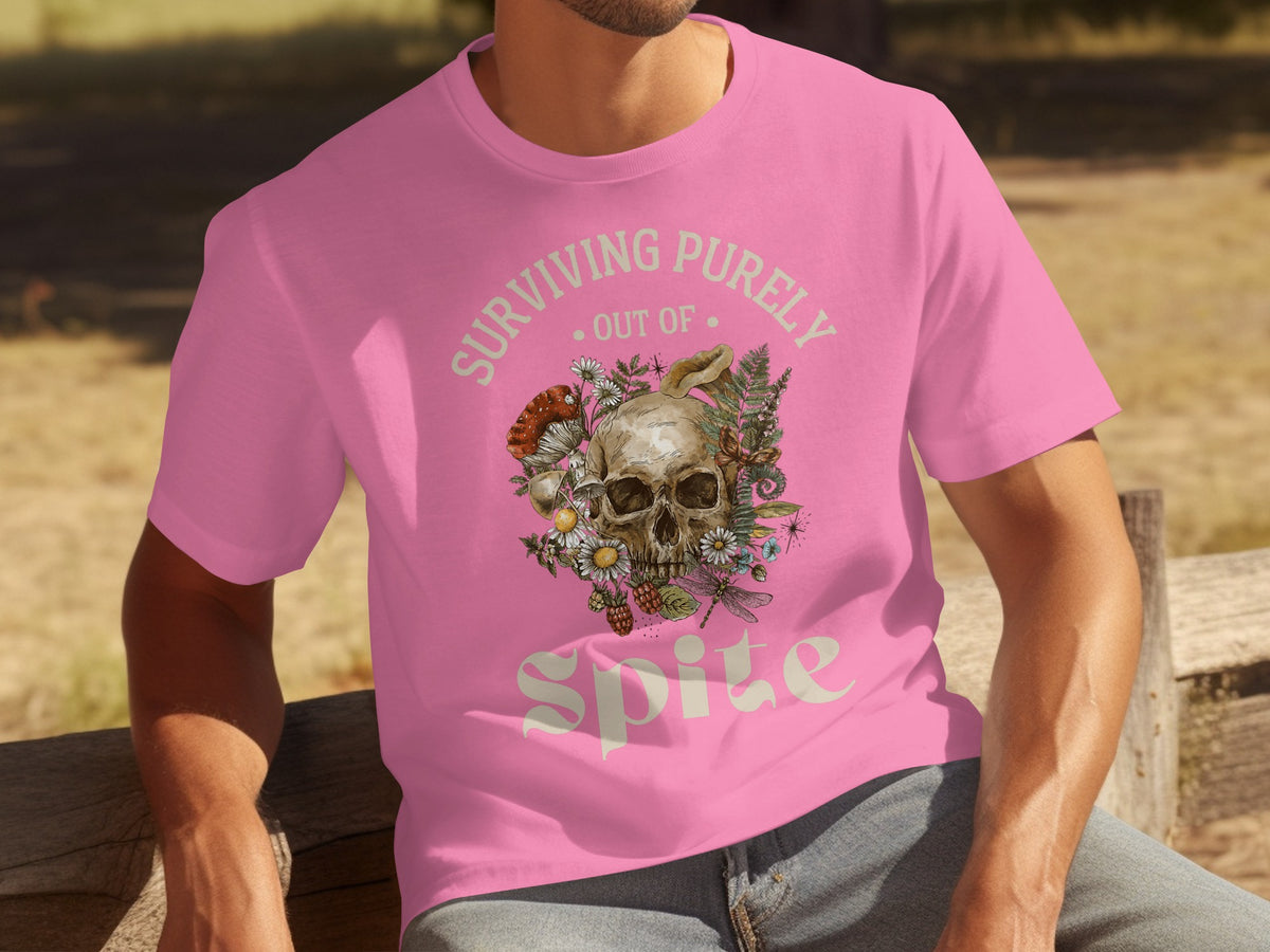 Surviving Purely Out Of Spite Graphic T-Shirt