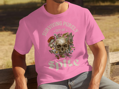 Surviving Purely Out Of Spite Graphic T-Shirt