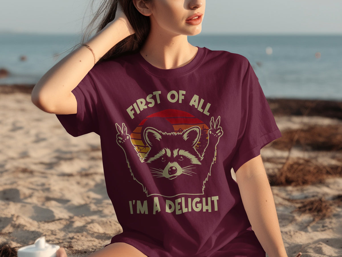 First of All I'm a Delight Graphic Tee Shirt