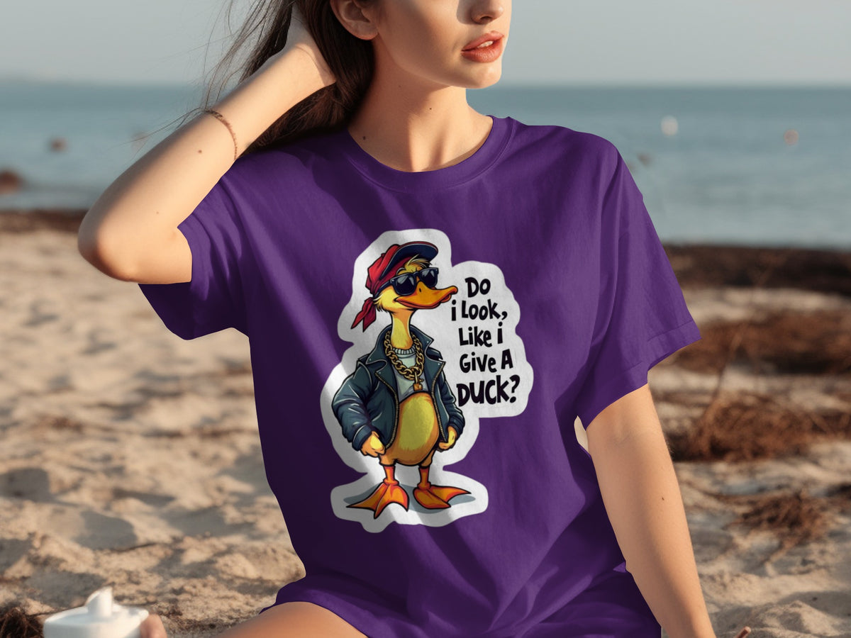 Do I Look Like I Give A Duck Funny Quote T-shirt