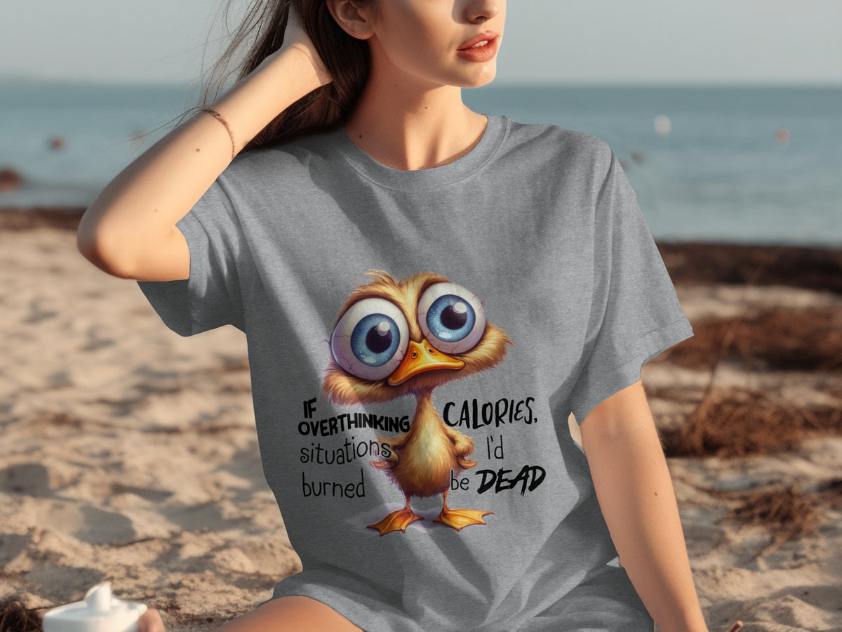 If Overthinking Burned Calories Funny Cute Owl Shirt