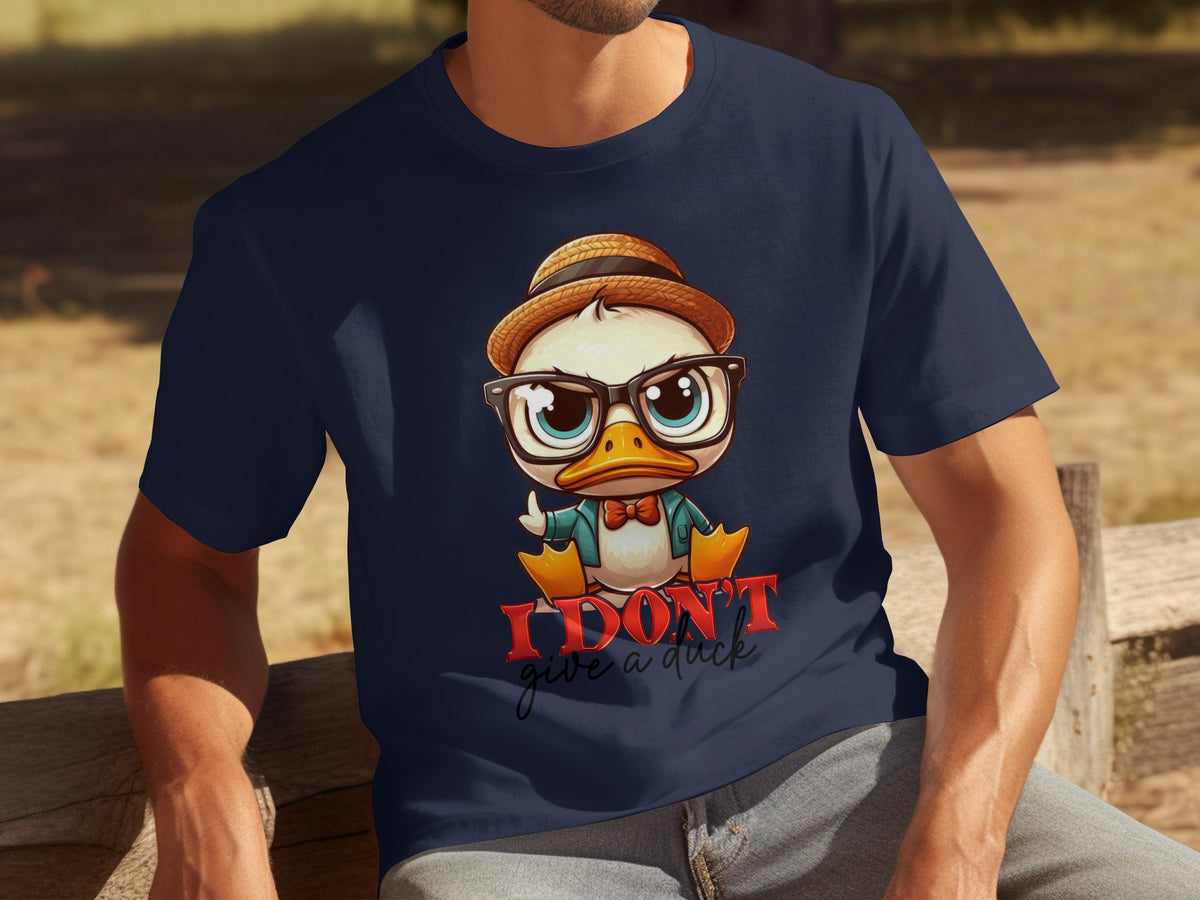 Funny Duck Graphic Tee I Don't Give a Duck Shirt