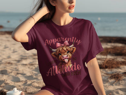 Apparently I Have Attitude Who Knew T-shirt