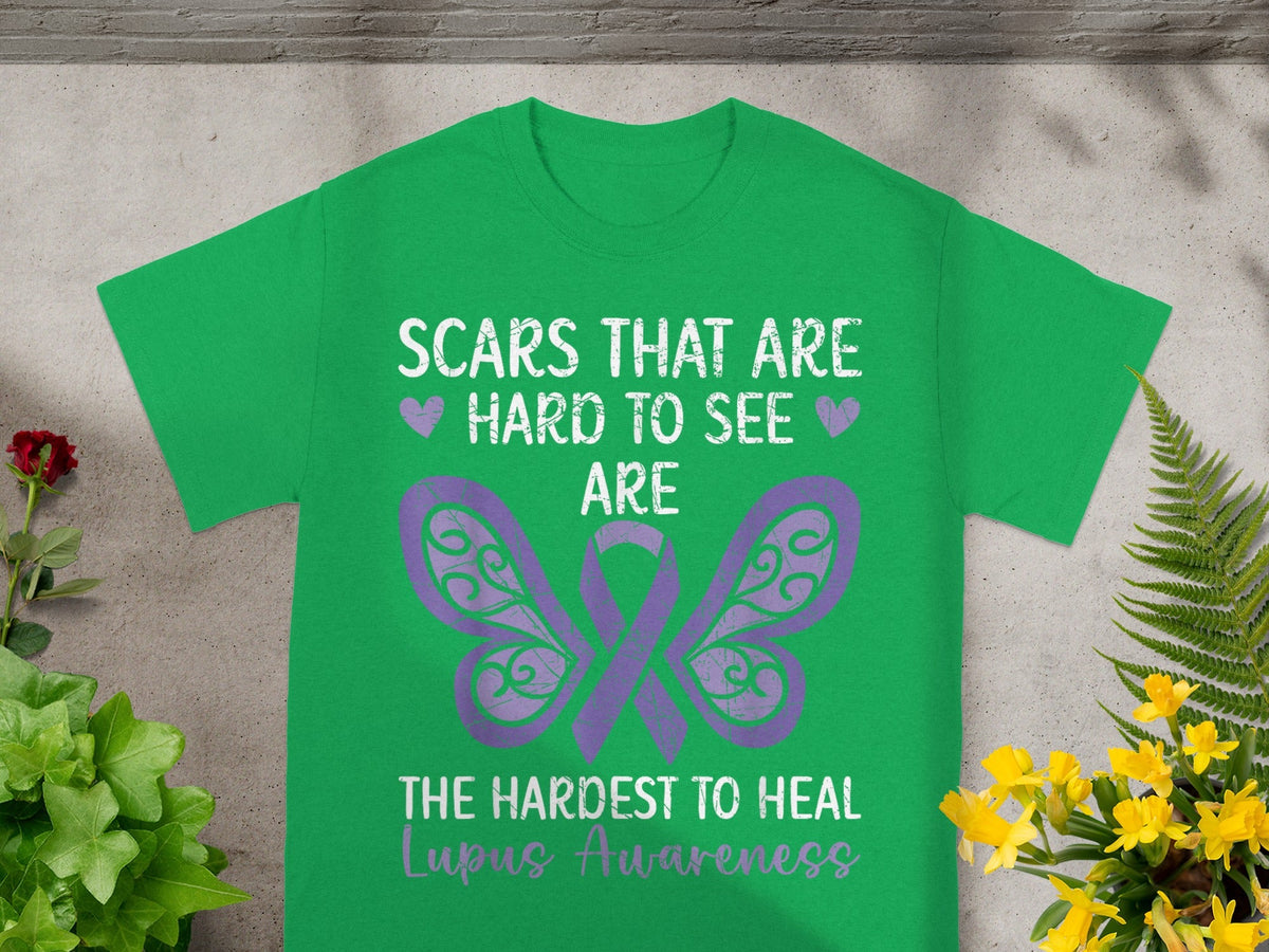 Scars That Are Hard To See Lupus Awareness Shirt