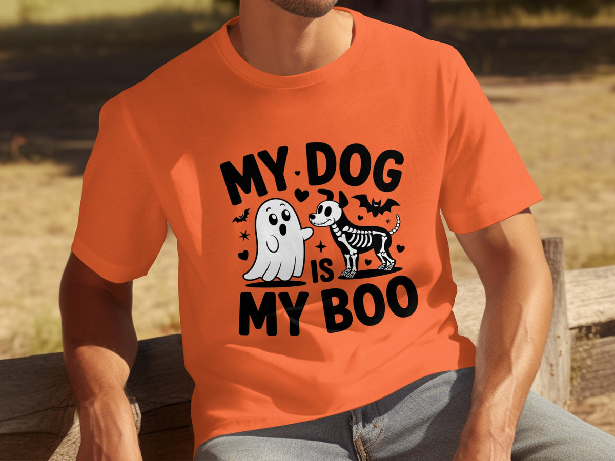 My Dog Is My Boo Halloween Ghost Dog T-Shirt