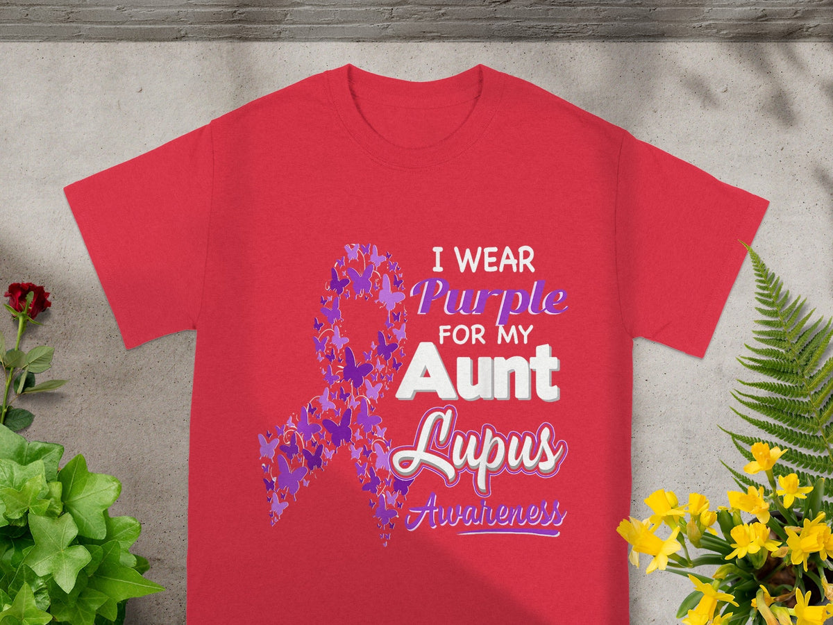 I Wear Purple For My Aunt Lupus Awareness Shirt