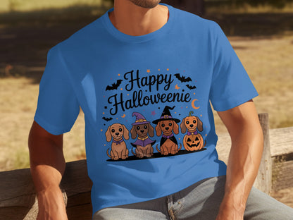 Happy Halloweenie Dachshund Dogs Halloween T-shirt