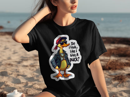 Funny Duck Attitude Graphic Tee Stylish Statement