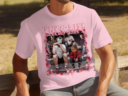 Thug Life Design T-Shirt with Iconic Characters