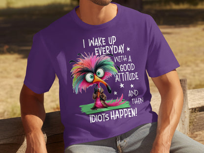 I Wake Up Everyday With Good Attitude Graphic Tee