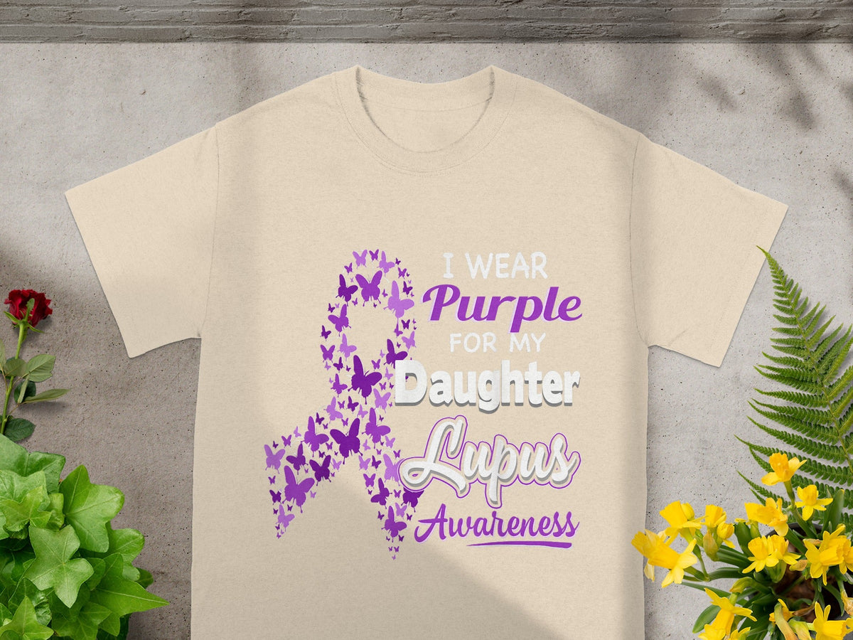 I Wear Purple for My Daughter Lupus Awareness T-shirt