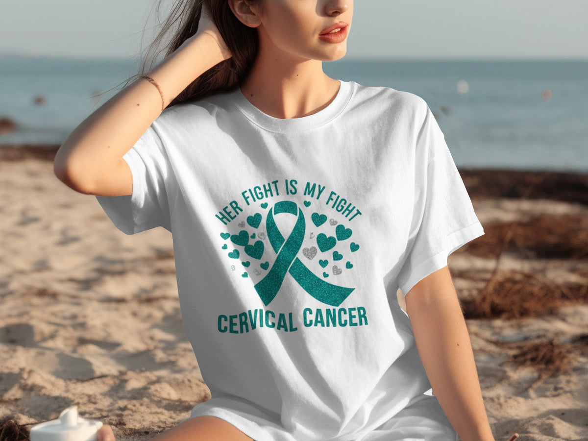 Her Fight Is My Fight Cervical Cancer Awareness Shirt