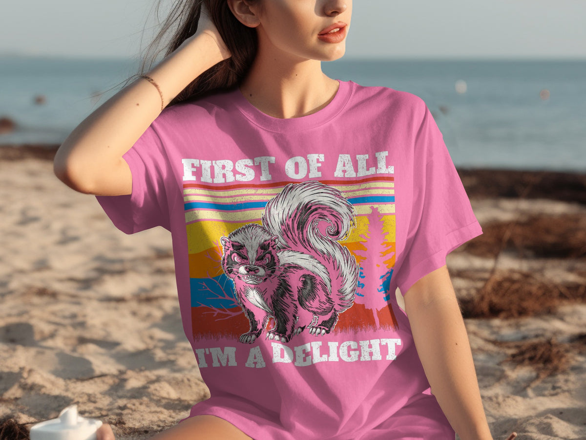 First of All I'm A Delight Squirrel T-Shirt