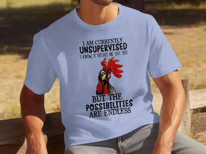 Unsupervised But Possibilities Are Endless T-shirt