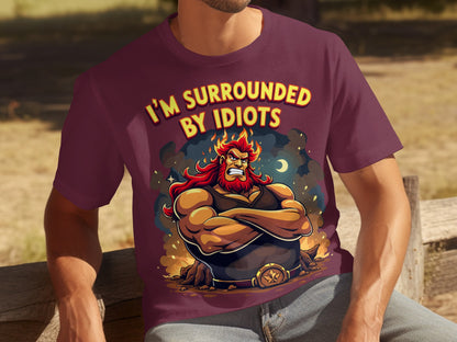 I'm Surrounded By Idiots Funny Graphic Tee