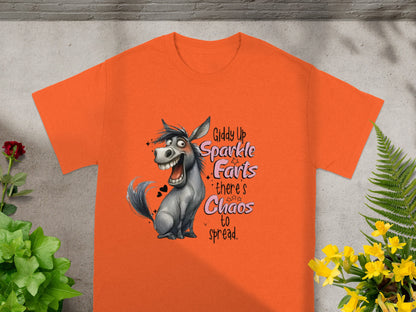 Giddy Up Sparkle Farts Chaos to Spread Shirt