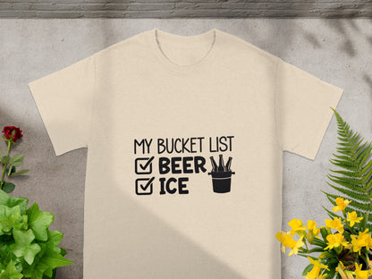 My Bucket List Beer Ice Graphic T-shirt
