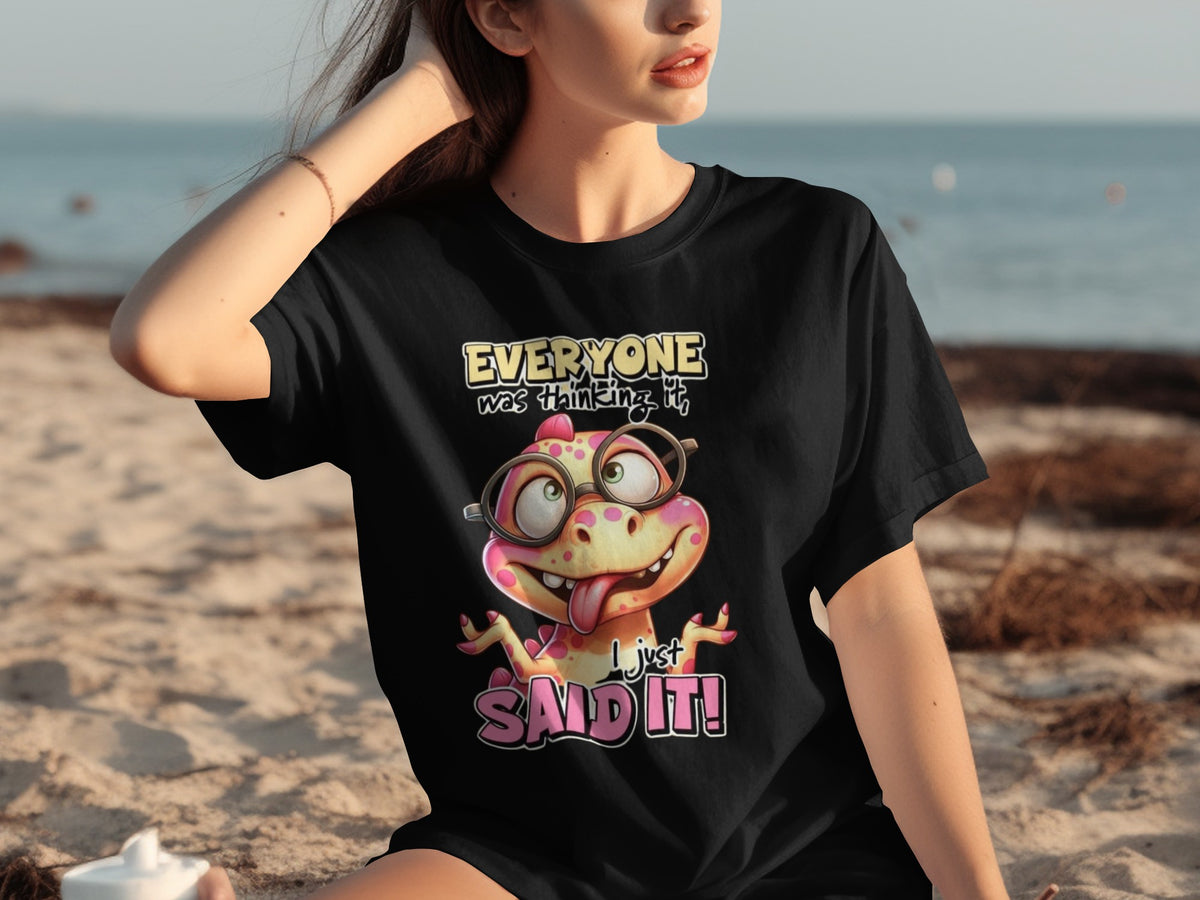 Everyone Was Thinking It Funny Frog Graphic T-shirt