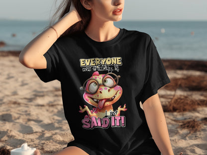 Everyone Was Thinking It Funny Frog Graphic T-shirt