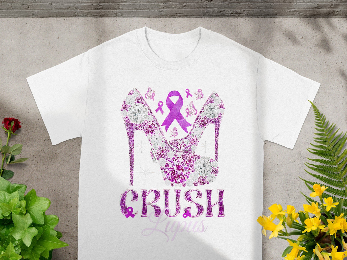 Purple Crush Lupus Awareness Graphic Tee Shirt