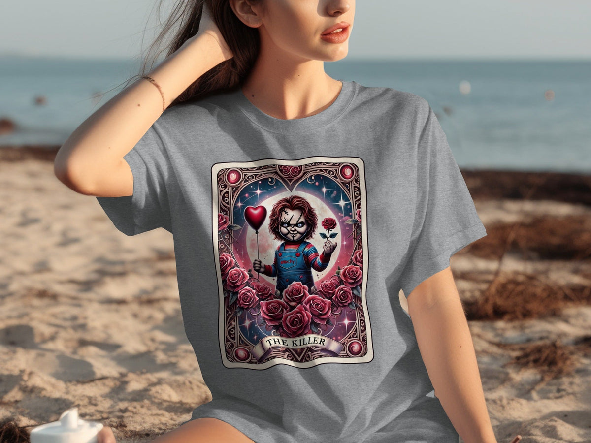 The Killer Horror Character Graphic Tee Shirt**