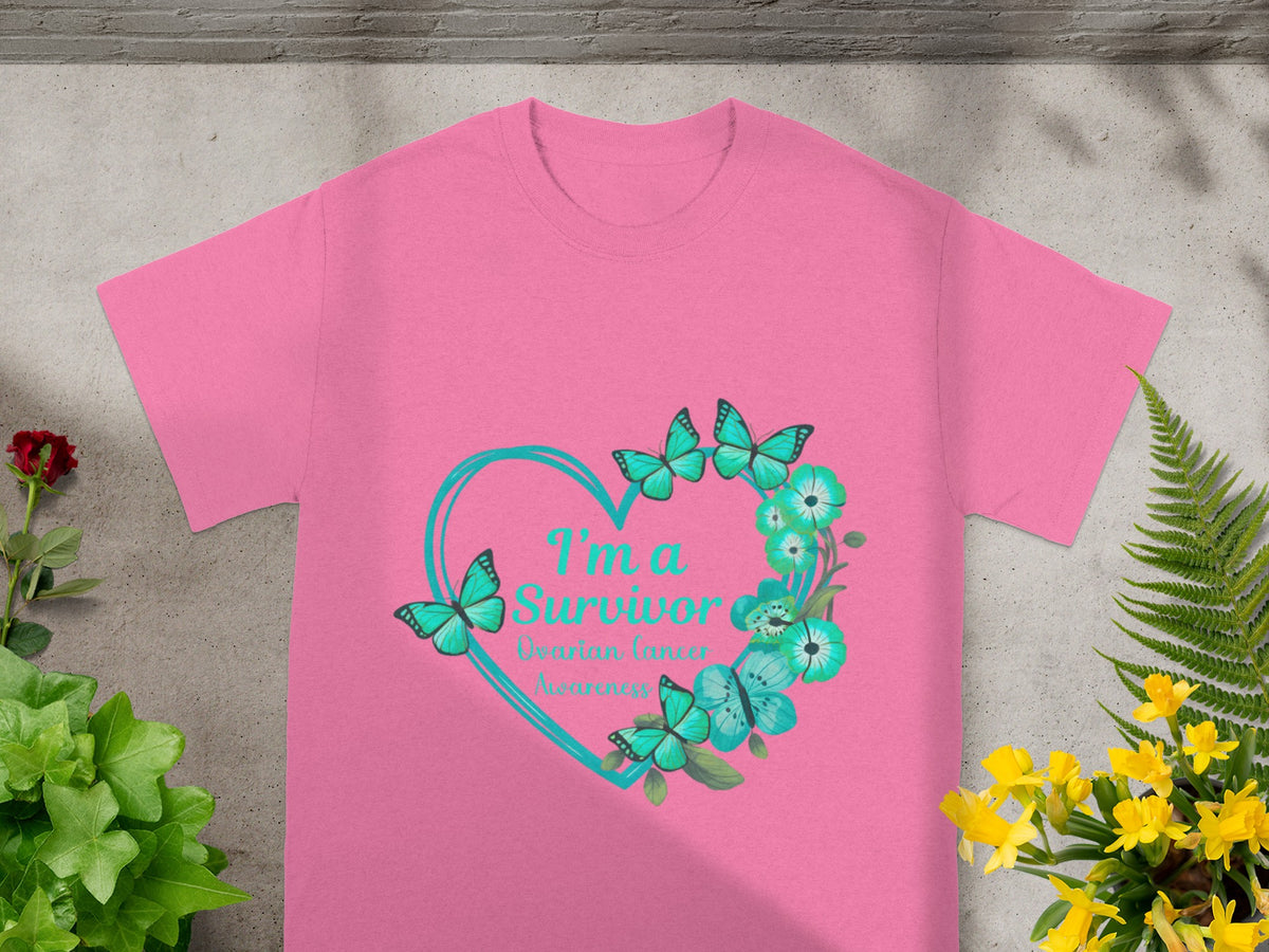 I'm a Survivor Ovarian Cancer Awareness T-shirt