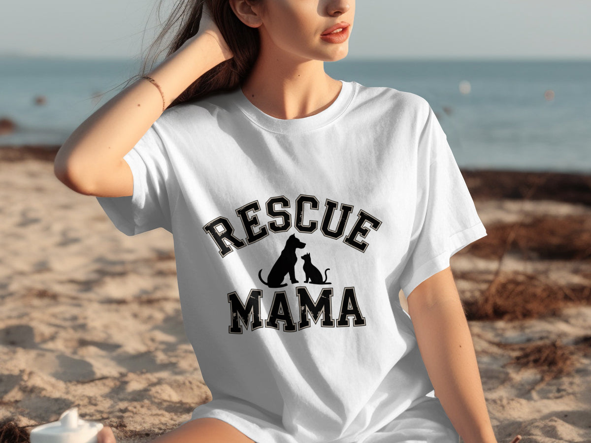 Rescue Mama Shirt Perfect for Animal Lovers