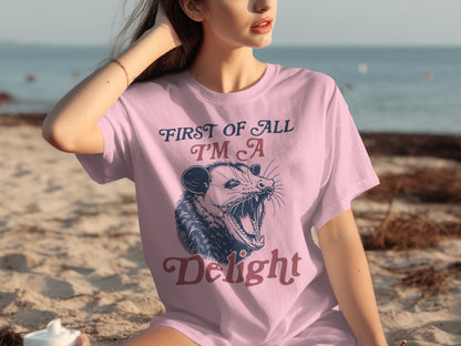 First of All I'm a Delight Graphic T-shirt