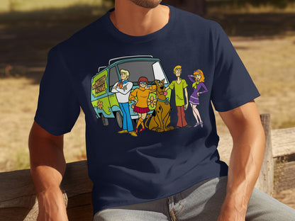 Scooby-Doo and Mystery Machine Graphic T-Shirt