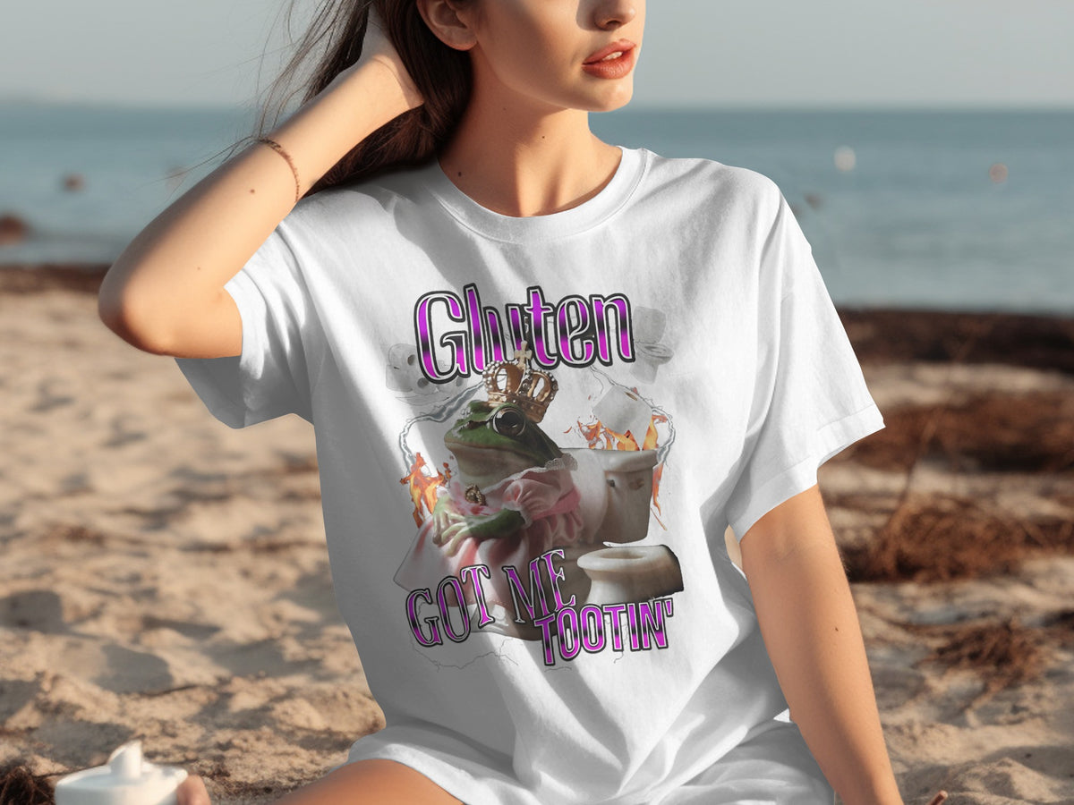 Gluten Got Me Tootin' Graphic T-Shirt