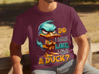 Do I Look Like I Give A Duck Graphic T-Shirt