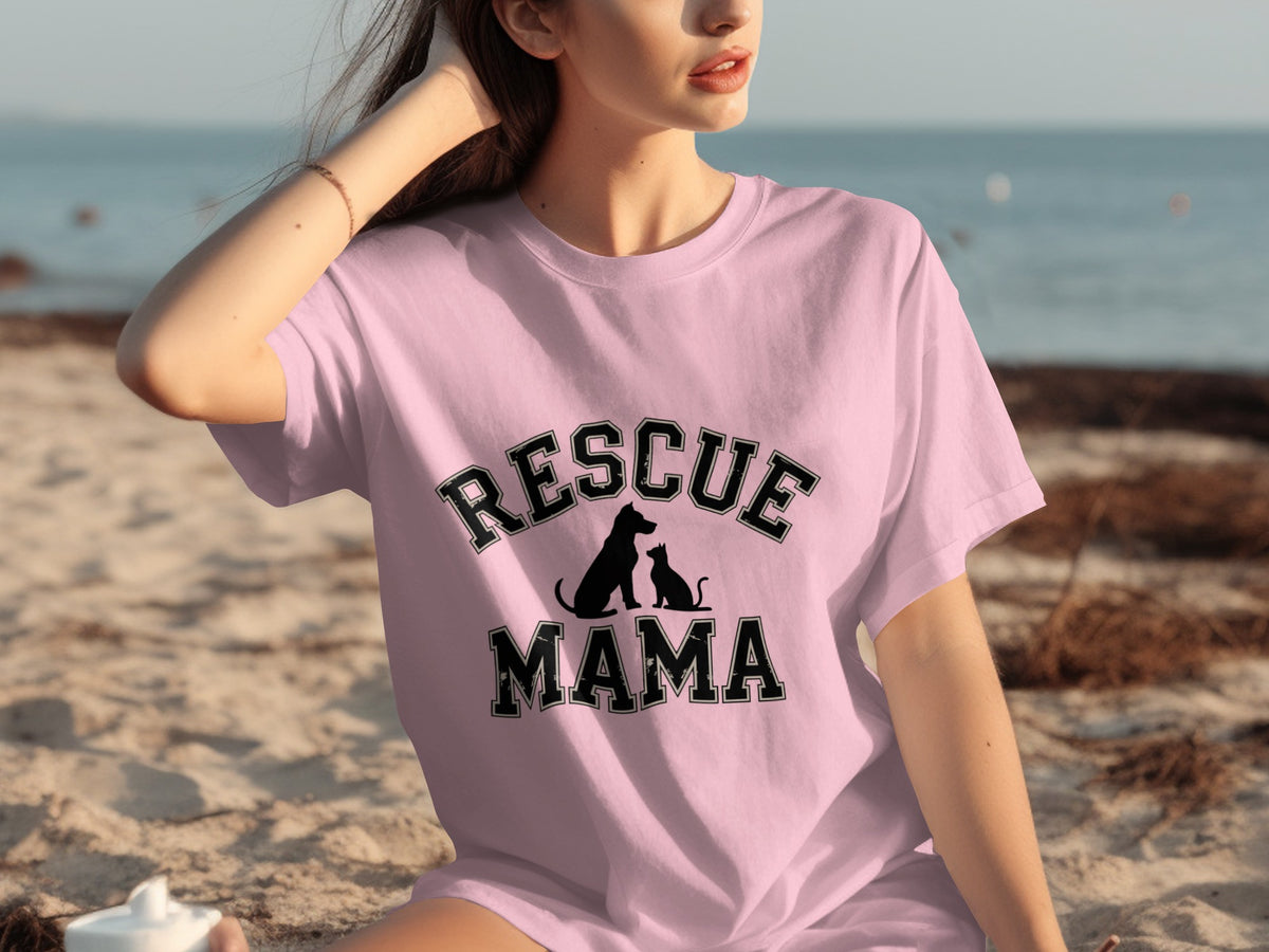 Stylish Rescue Mama Shirt for Pet Lovers