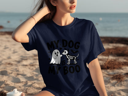 My Dog Is My Boo Graphic T-Shirt for Halloween