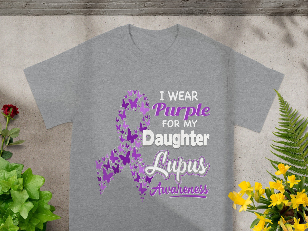 I Wear Purple for My Daughter Lupus Awareness Shirt