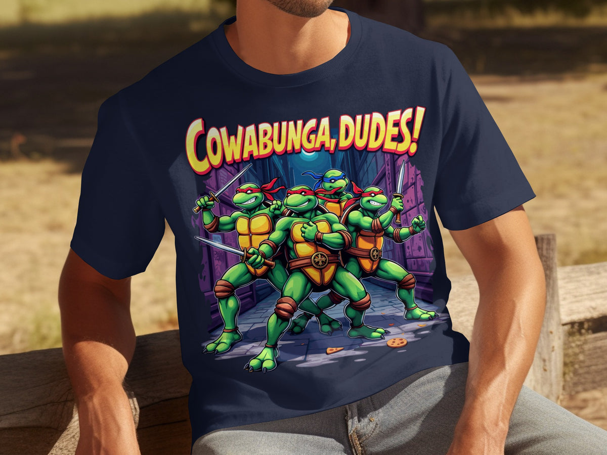 Cowabunga Dudes Ninja Turtles Graphic T-shirt